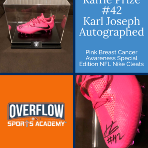 Autograph Nike Football Cleat > Karl Joseph #42 | Raffle Ticket $5.00 (MIN 2 TICKETS)