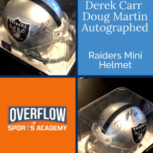 Autograph Mini Helmet > Derek Carr #4 & Doug Martin #22 | Raffle Ticket $5.00